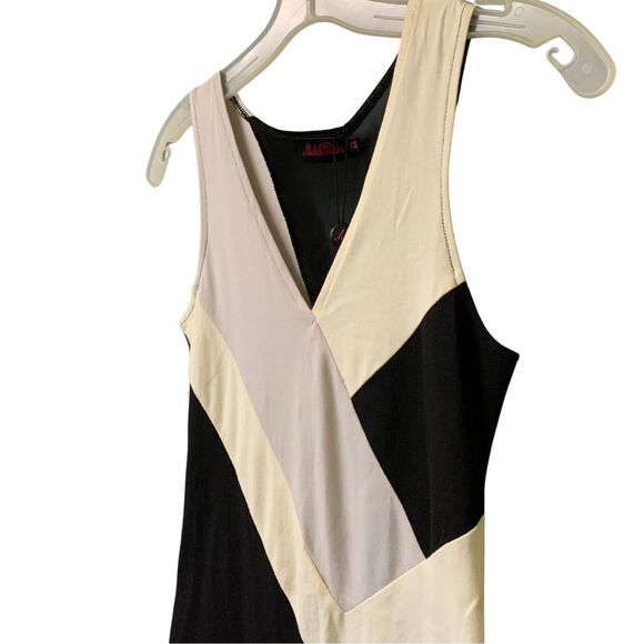 Motel Rocks Mini Dress Black and white with Mesh Size XS - Picture 2 of 8